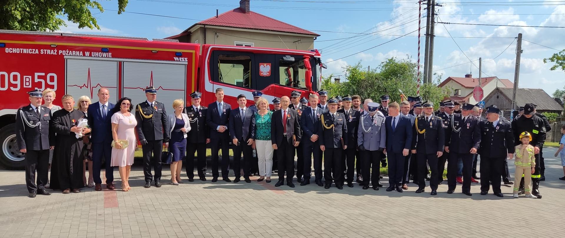 95-lecie jednostki Ochotniczej Straży Pożarnej w Uhowie