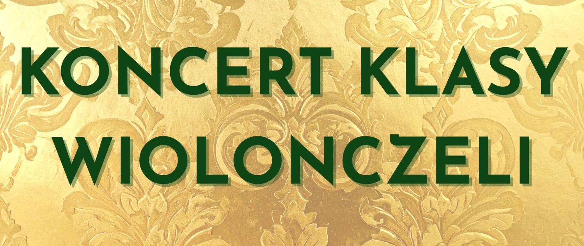 Koncert Klasy Wiolonczeli