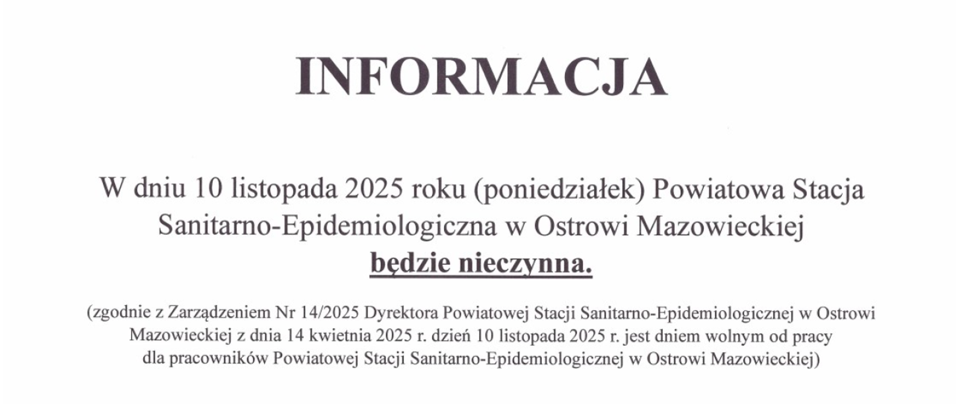 Dzień wolny od pracy