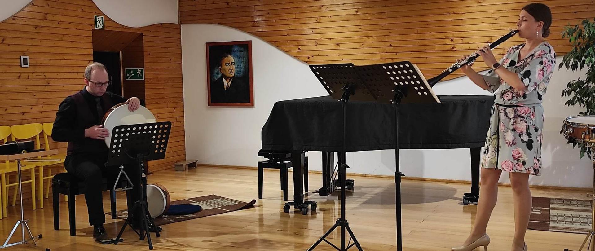 duet klarnetowo - perkusyjny