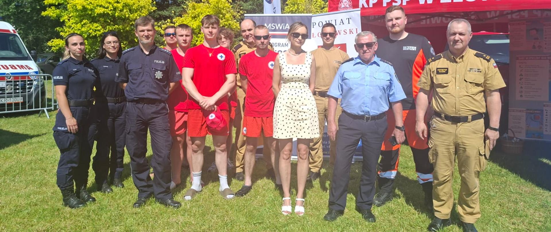 zespół organizacyjny złotowskiego wydania Krajowego Treningu Pierwszej Pomocy