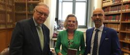 Visita alla Corte Costituzionale Italiana dell'ambasciatore di Polonia Anna Maria Anders
