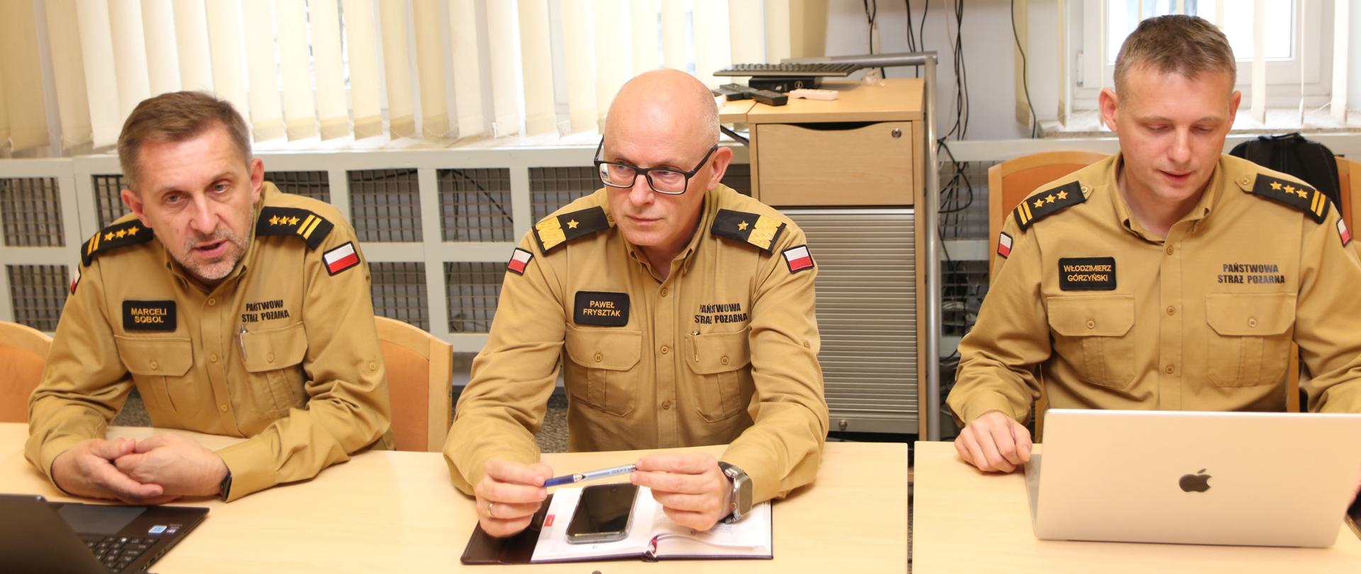 Spotkanie kierownictwa szkół PSP i Biura Edukacji KG PSP