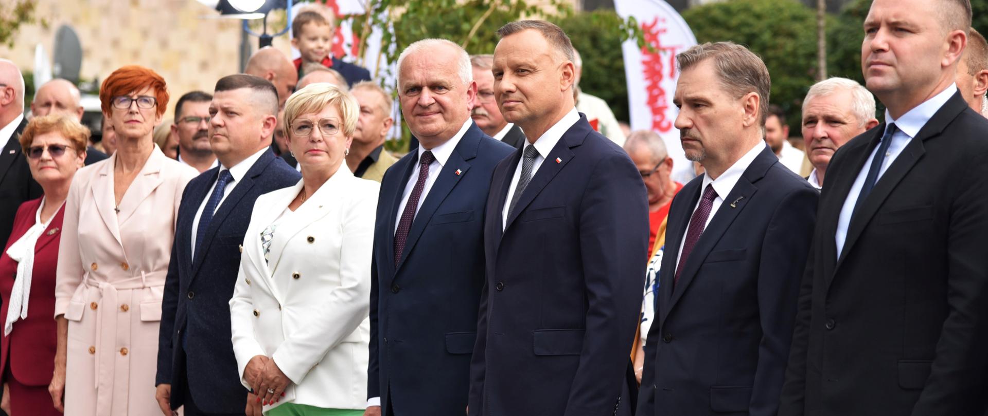 Prezydent Andrzej Duda podczas uroczystości