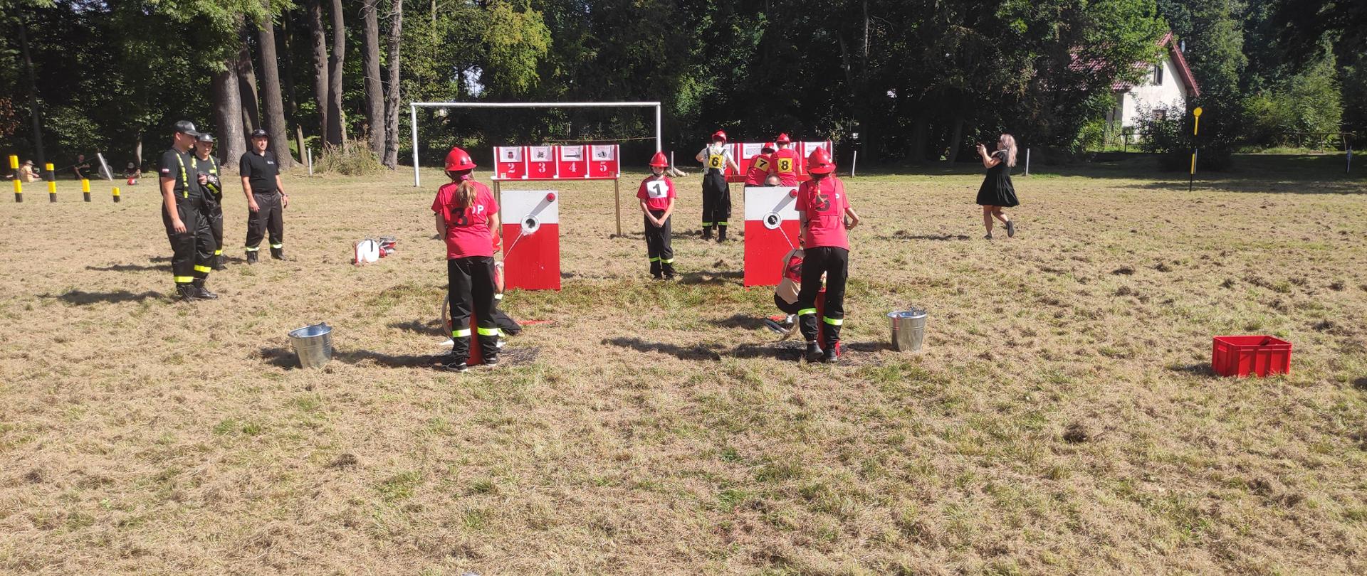 Fotografia zawody sportowo-pożarnicze OSP Gmina Strzegom