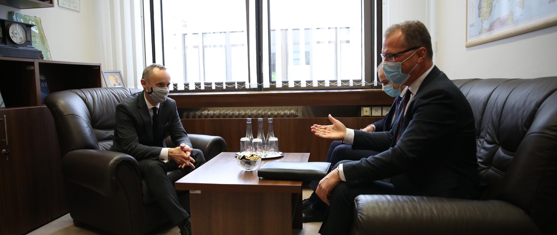 Spotkanie z przewodniczącym Komisji do Spraw Europejskich RN RS Tomášem Valáškiem