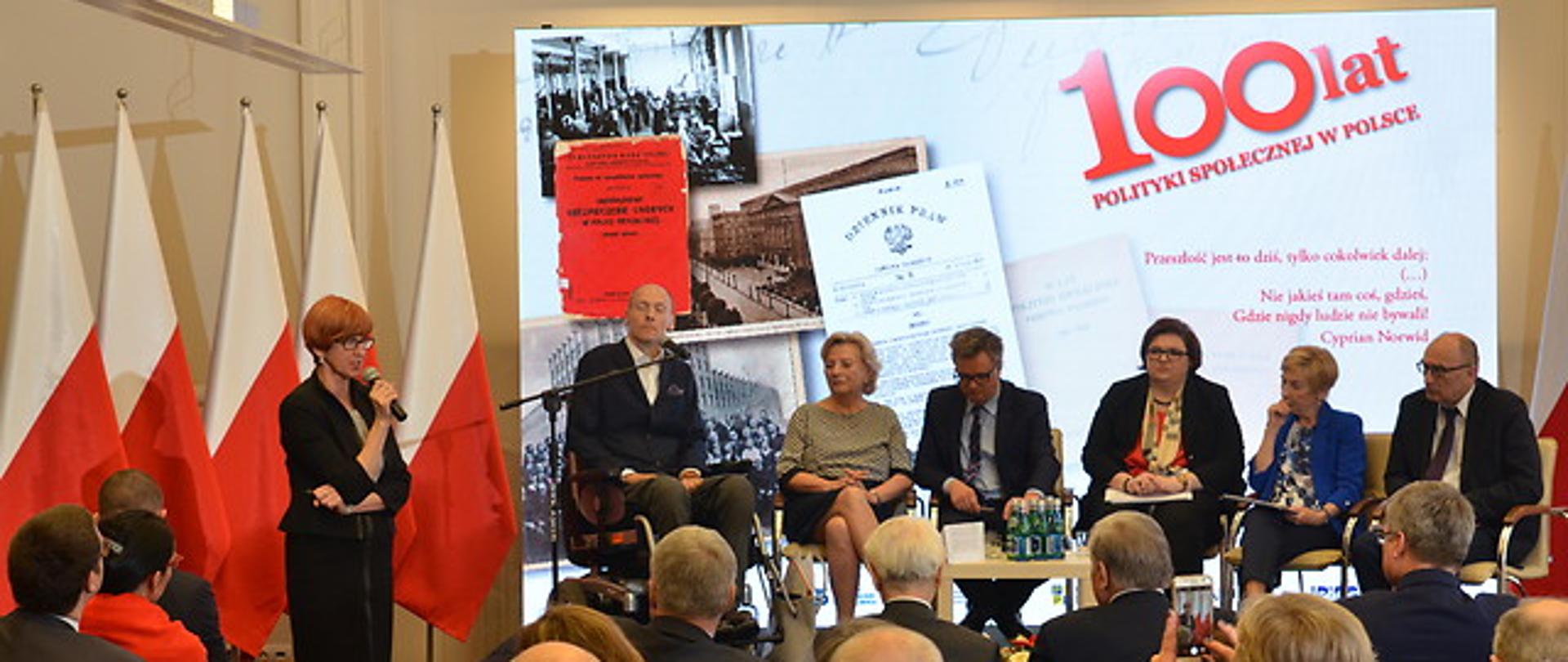 Konferencja "100-lecie polityki społecznej w Polsce".