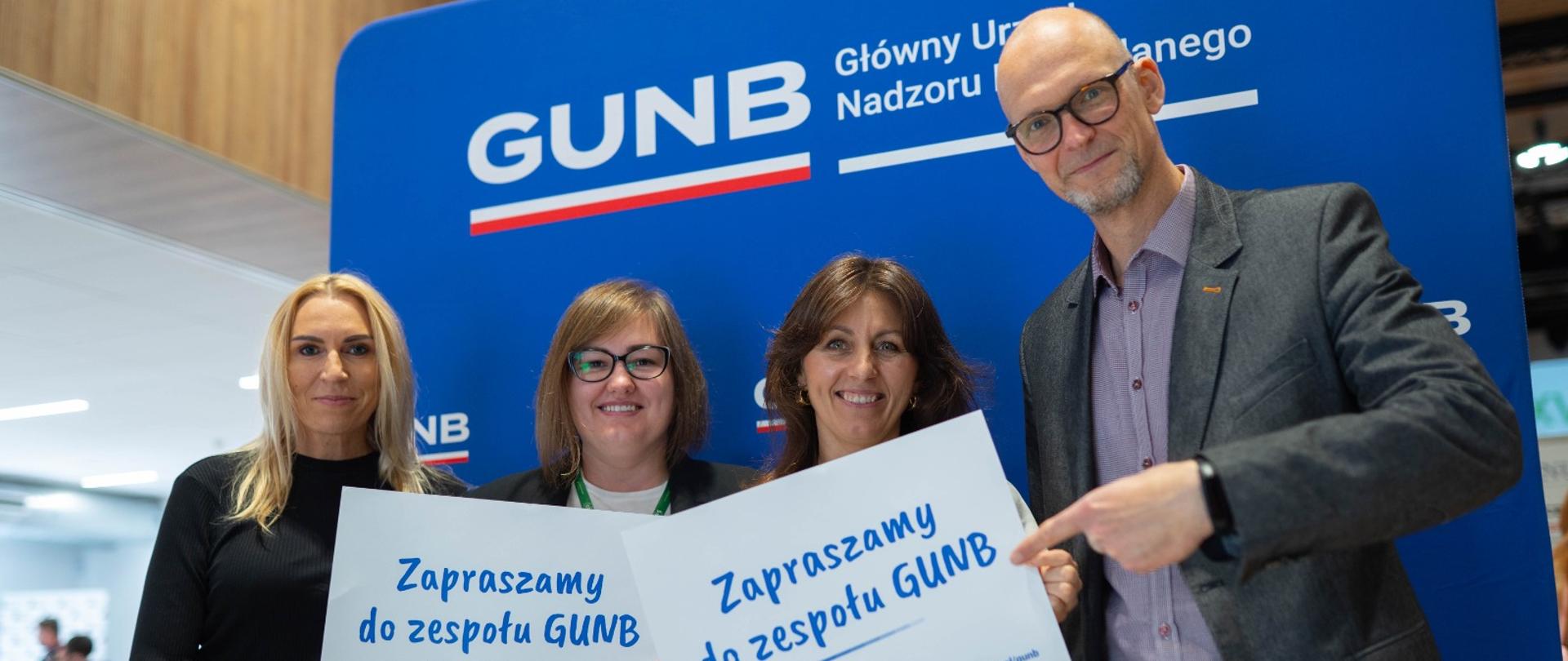 XVI Praskie Targi Pracy. Na zdjęciu: Zespół HR na stoisku GUNB.