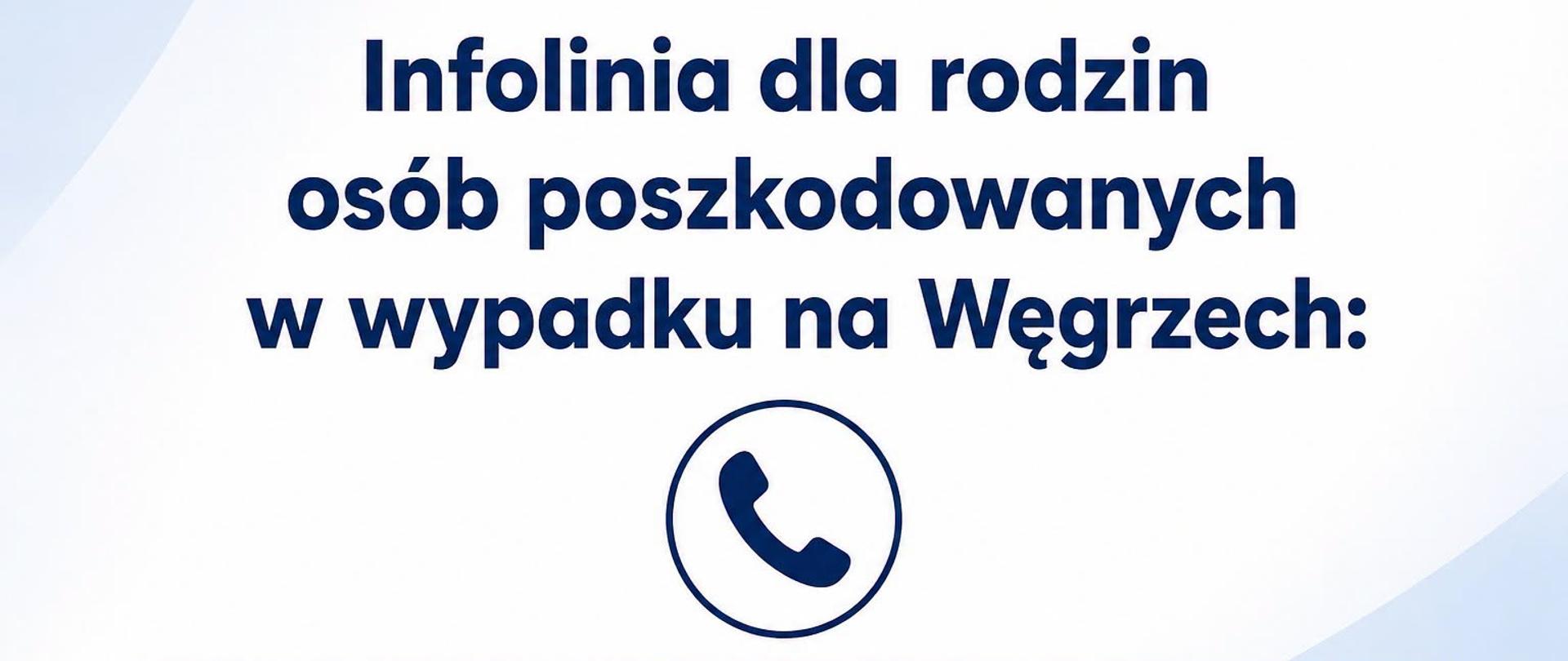 Infolinia dla rodzin osób poszkodowanych w wypadku autokaru na Węgrzech