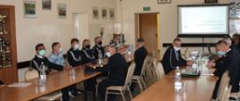 Druhowie OSP na konsultacji odnośnie projektu ustawy o OSP w Tychowie Nowym