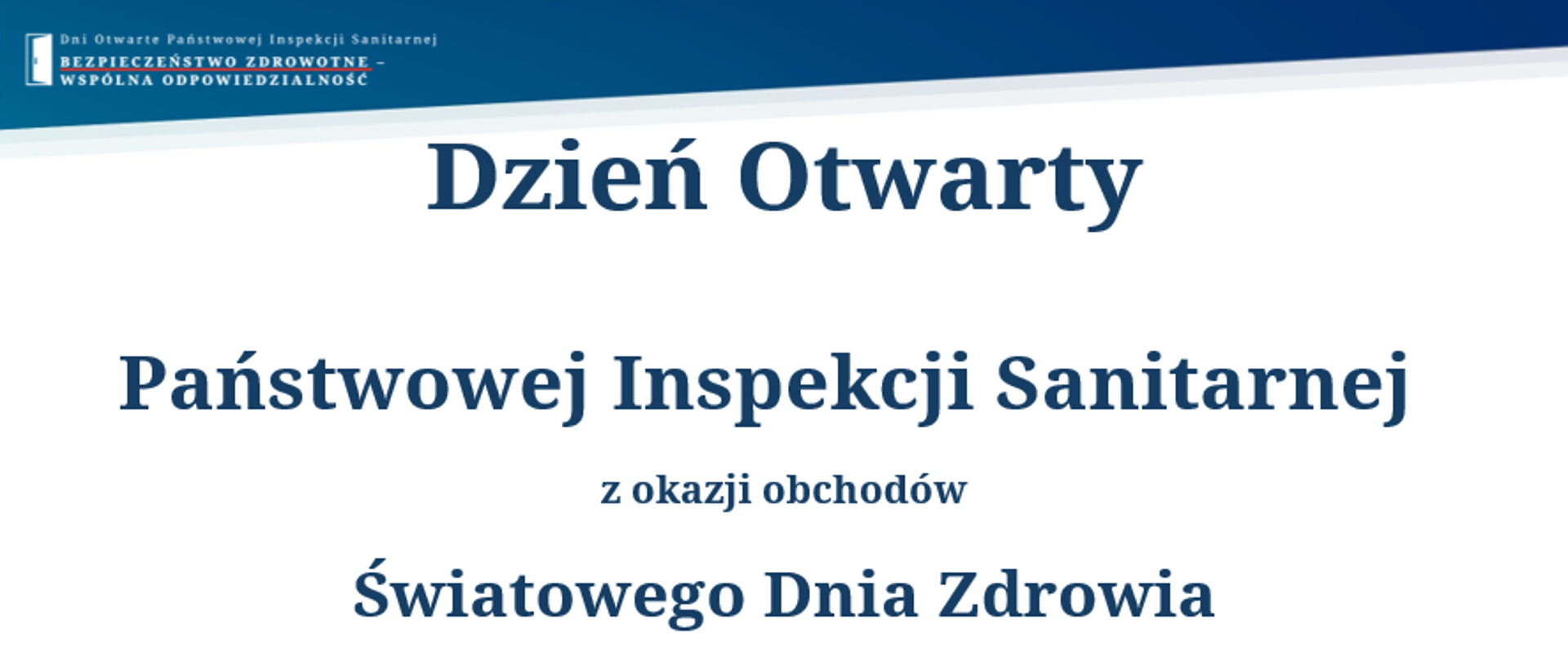Dzień Otwarty Państwowej Inspekcji Sanitarnej