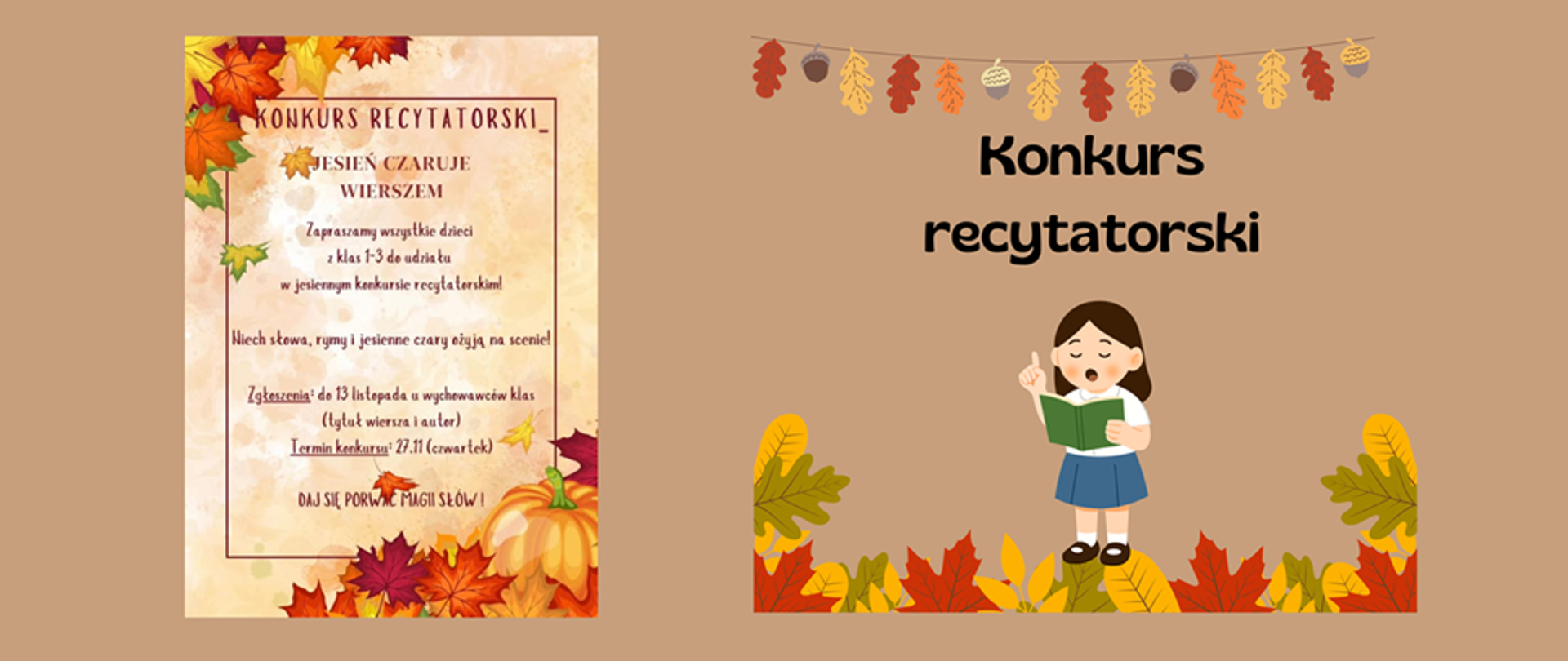 konkurs recytatorski logo