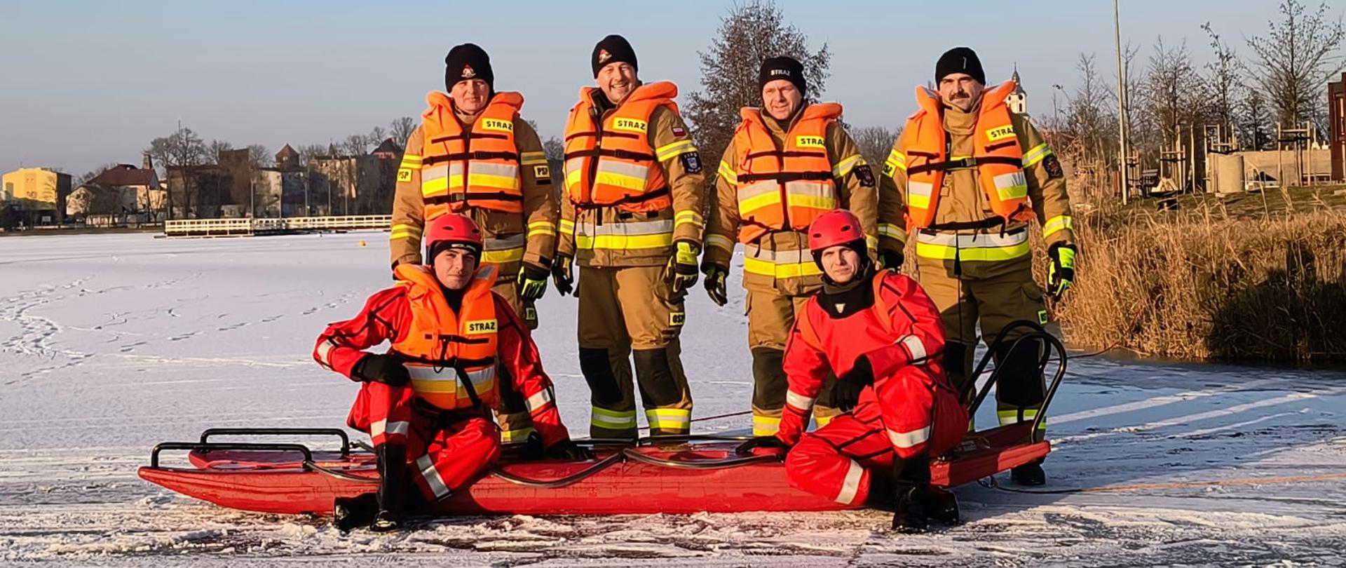 Szkolenie ratownictwa lodowego OSP