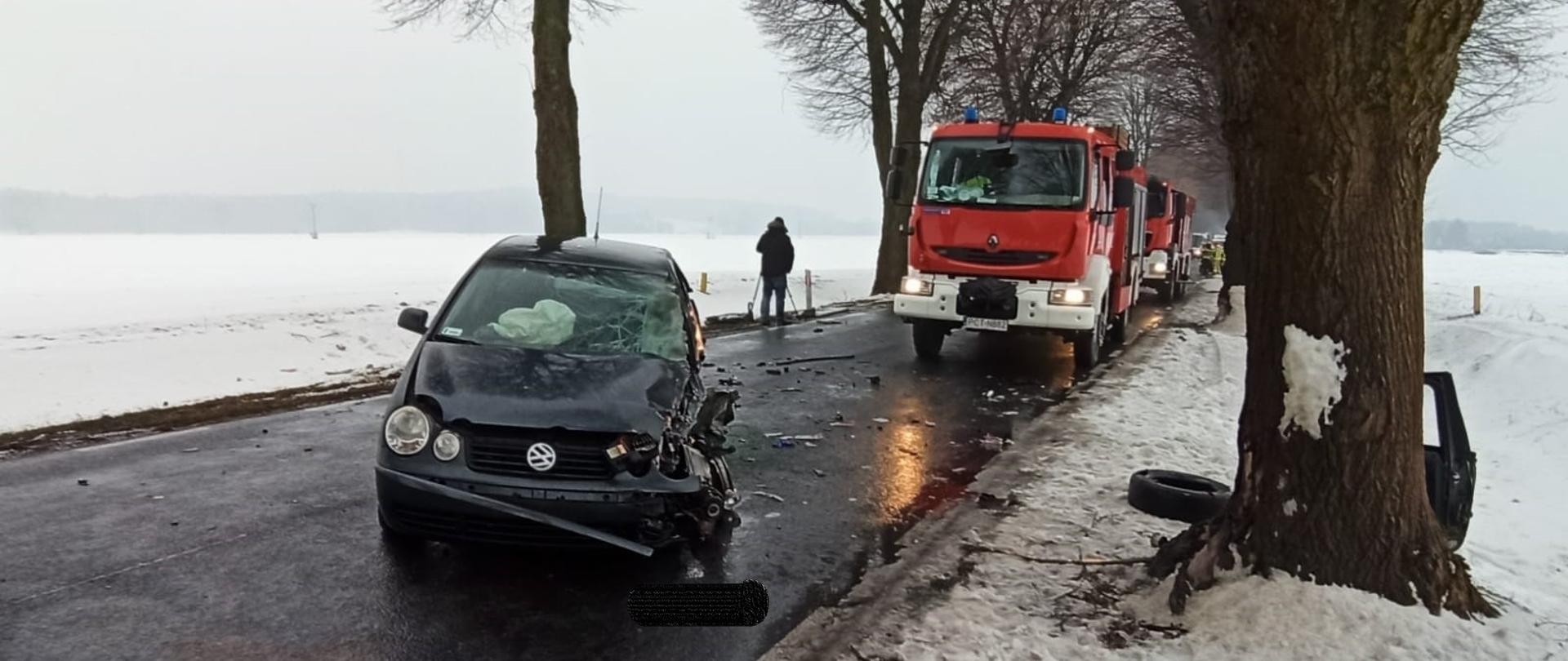 uszkodzone auto osobowe