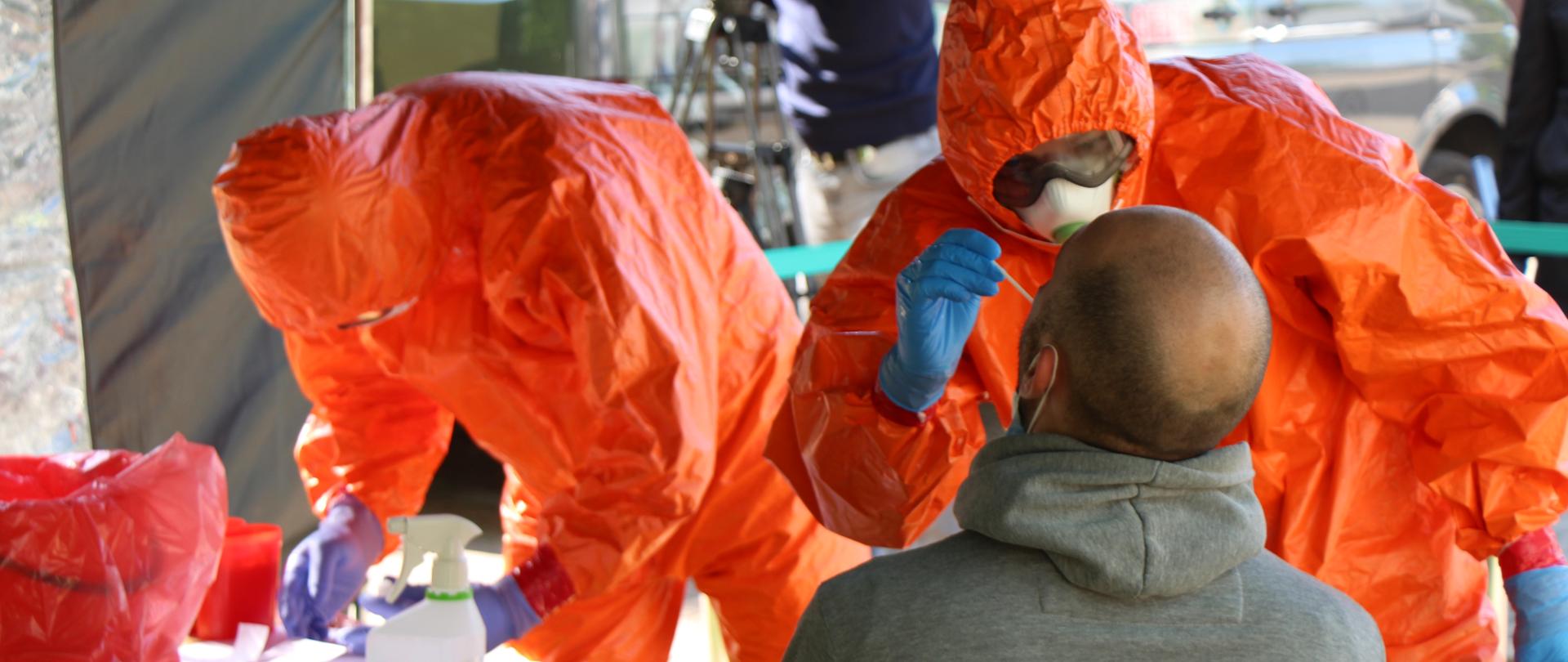 Akcja pobierania wymazów w DPSach i ZOLach