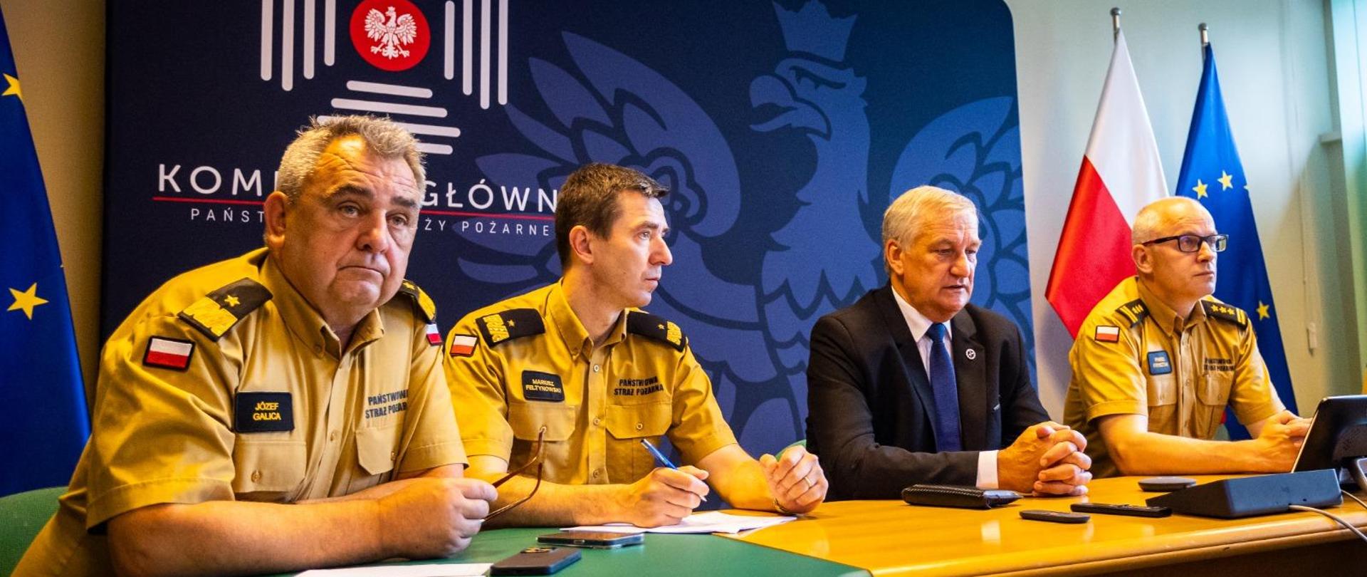 Wideokonferencja dotycząca dotacji pt.: „Dofinansowanie OSP na zadania związane z ochroną ludności i ratownictwem”