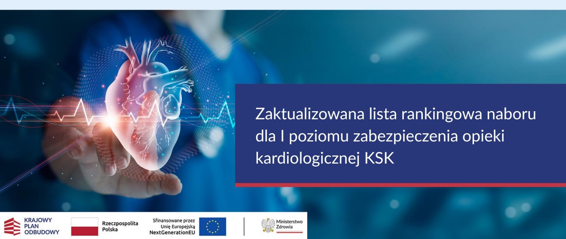 grafika dotycząca naboru z KPK na opiekę kardiologiczną Krajowej Sieci Kardiologicznej (KSK)