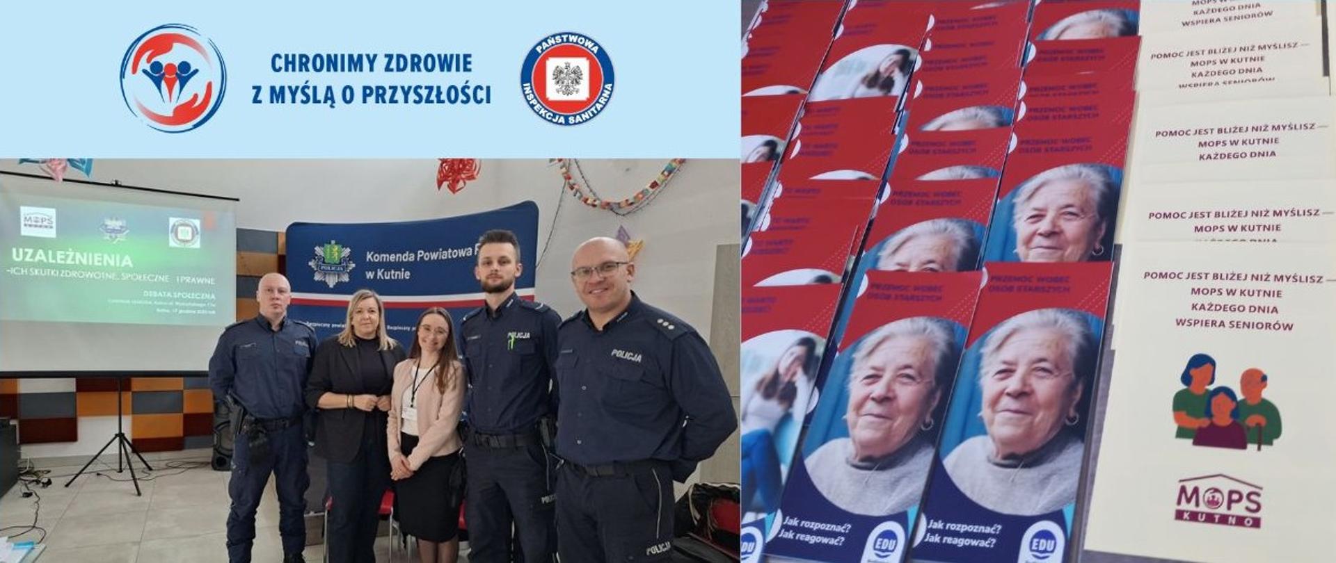 Debata społeczna o uzależnieniach w Centrum Seniora w Kutnie