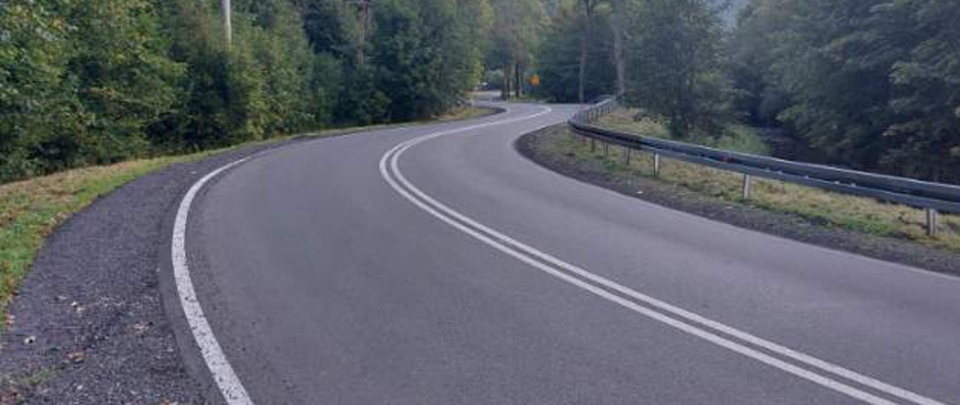 DK35 Kowalowa - stan po naprawach po powodzi (powódź 2024) / fot. Błażej Brajet/ GDDKIA