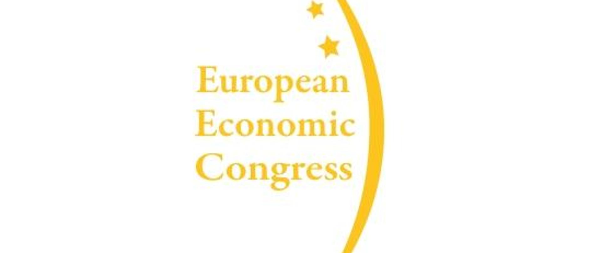 Logo EKG 2018 - żółty półksiężyc na białym tle