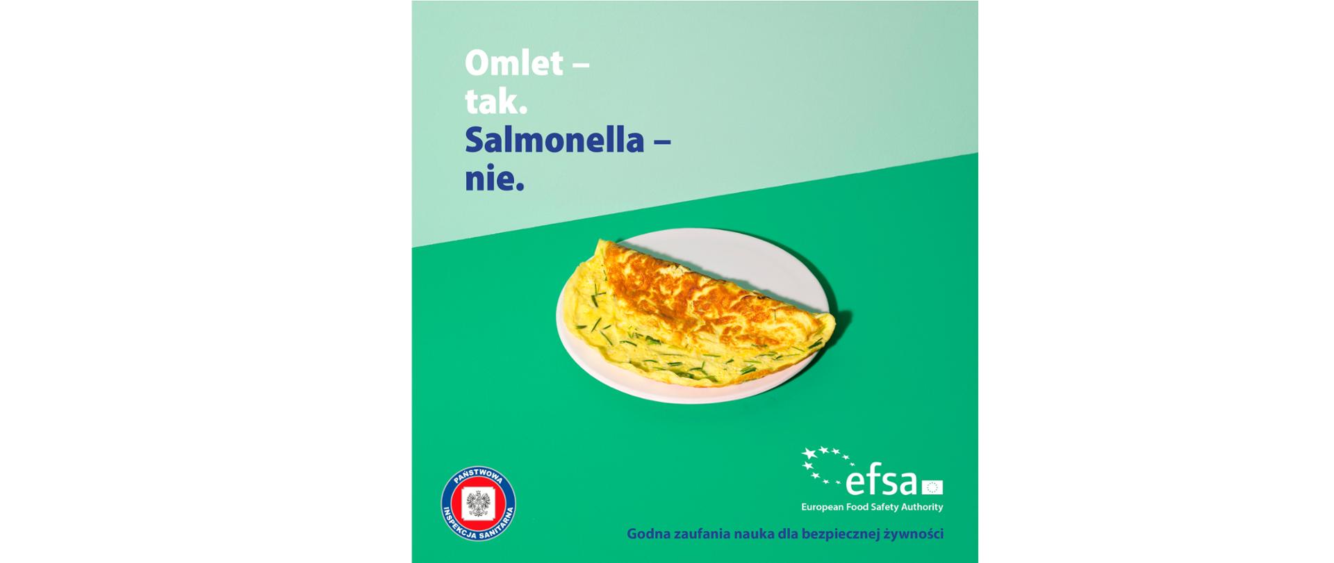 Omlet-tak. Salmonella-nie.