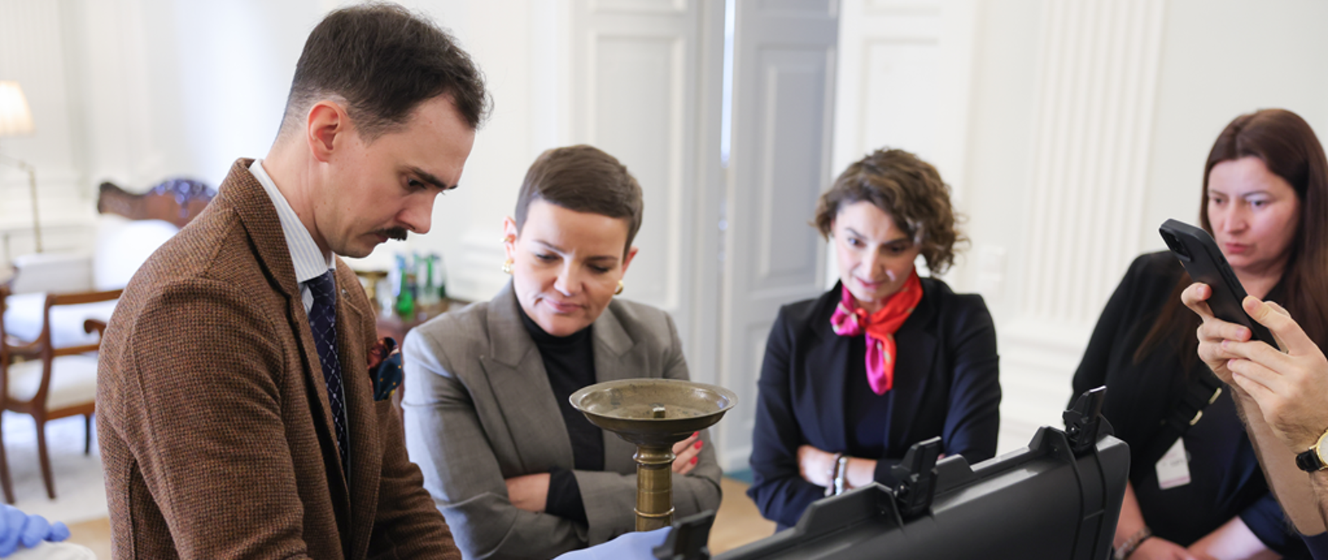 Zabytkowy lichtarz z XV w. wzbogaci zbiory Muzeum Zamkowego w Malborku, fot. Danuta Matloch/MKiDN