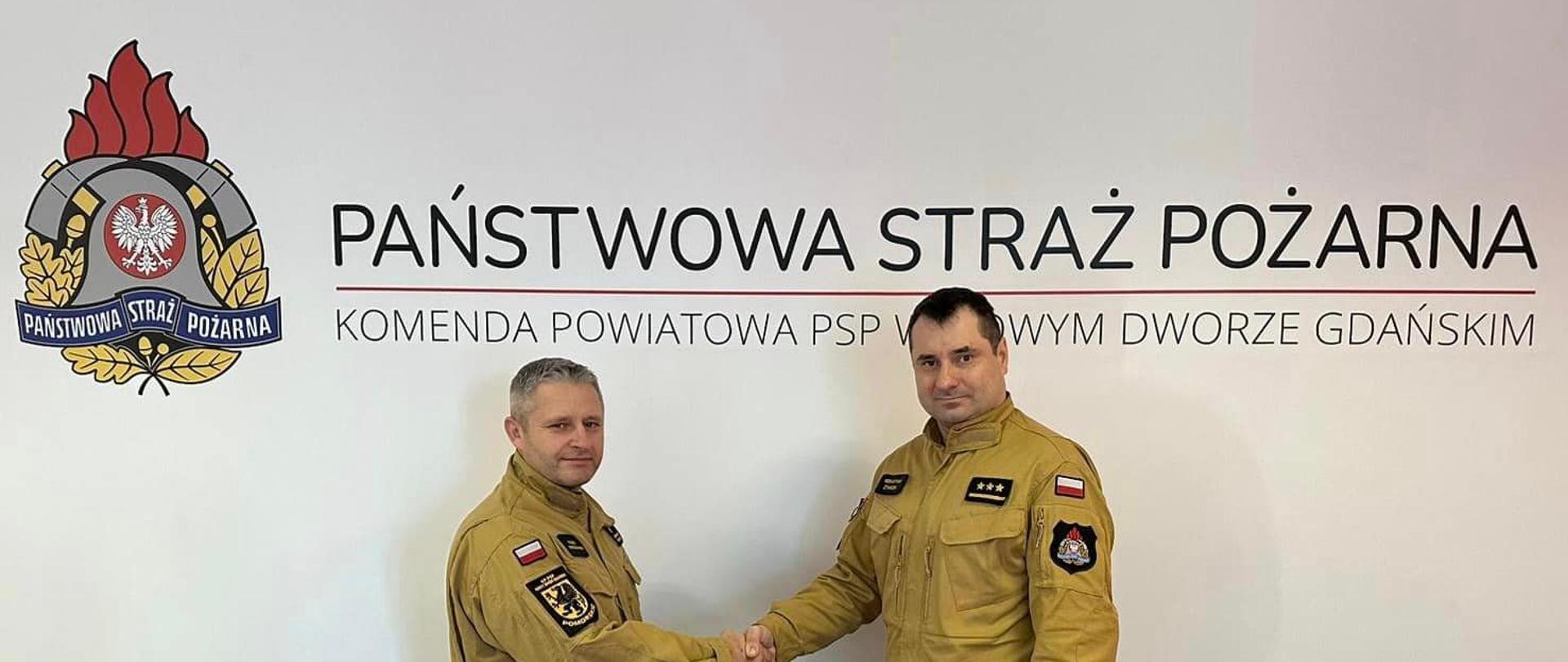 Nowy Dowódca Jednostki Ratowniczo - Gaśniczej PSP w Nowym Dworze Gdańskim