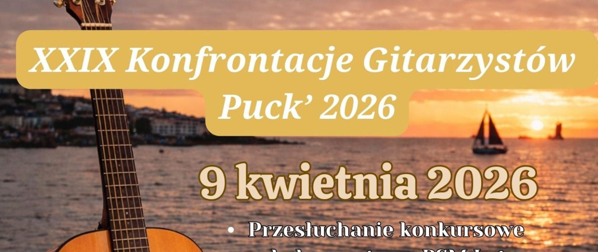 Baner XXIX Konfrontacje Gitarzystów 2026 