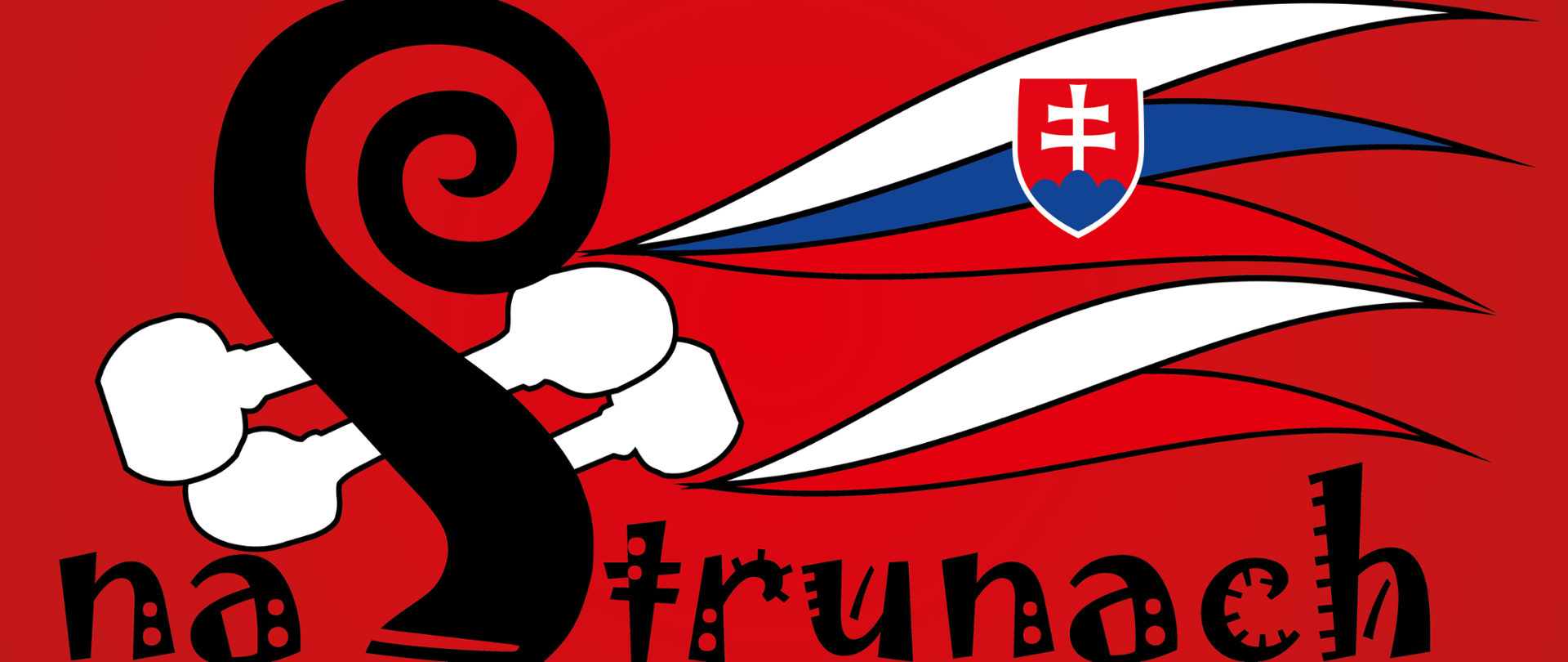 Afisz informujący o warsztatach Na strunach . W górnej części na brązowym tle dwie flagi: Słowacji i Polski połączone z symboliczną główką skrzypiec i napis Na strunach. W części środkowej na białym tle napis IX bocheński warsztaty muzyczne. W części dolnej na brązowym tle napis Bochnia 14 – 16 czerwca 2023 r. Poniżej logotypy podmiotów współfinansujących zadanie: Gminy Miasta Bochnia i Stowarzyszenia „Dla Muzyki”.