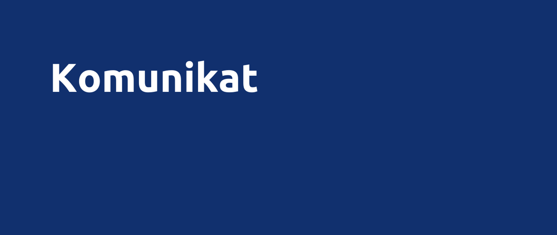 Komunikat