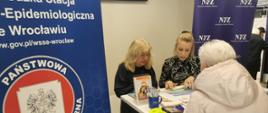 Akcja promocyjno-informacyjna w siedzibie wrocławskiego NFZ 24.04.2024