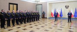Uroczystość w Łukowej woj. Lubelskie – Strażacy KP PSP Pińczów wśród uhonorowanych za walkę z pożarem Puszczy Solskiej.