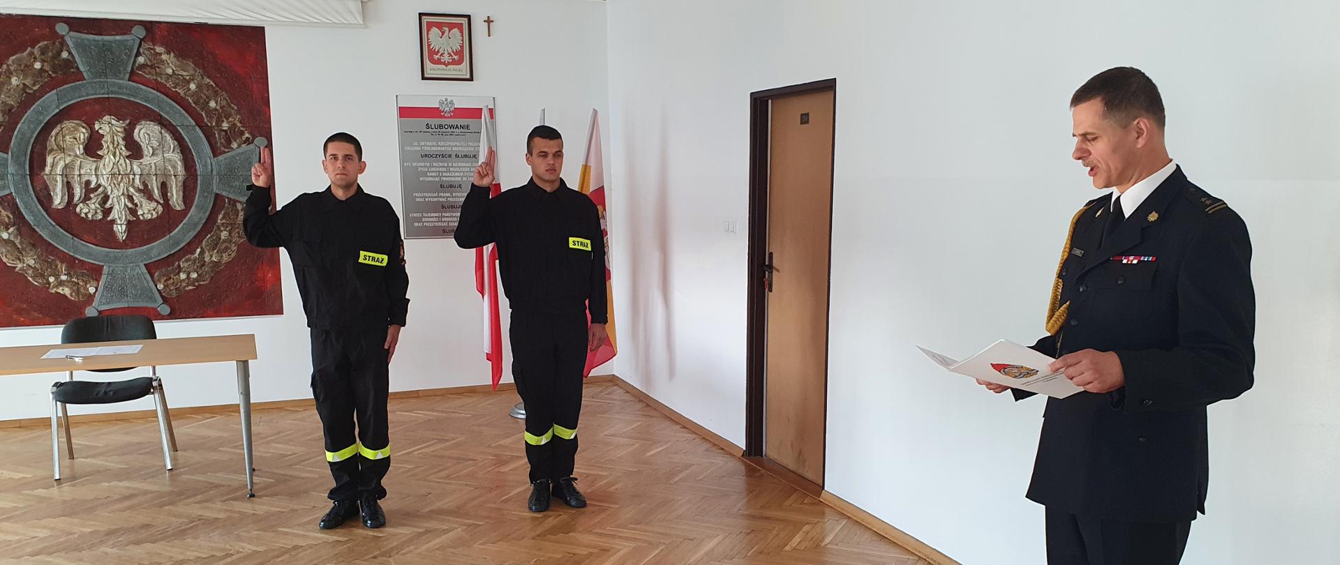 Uroczysta zbiórka z okazji ślubowania 