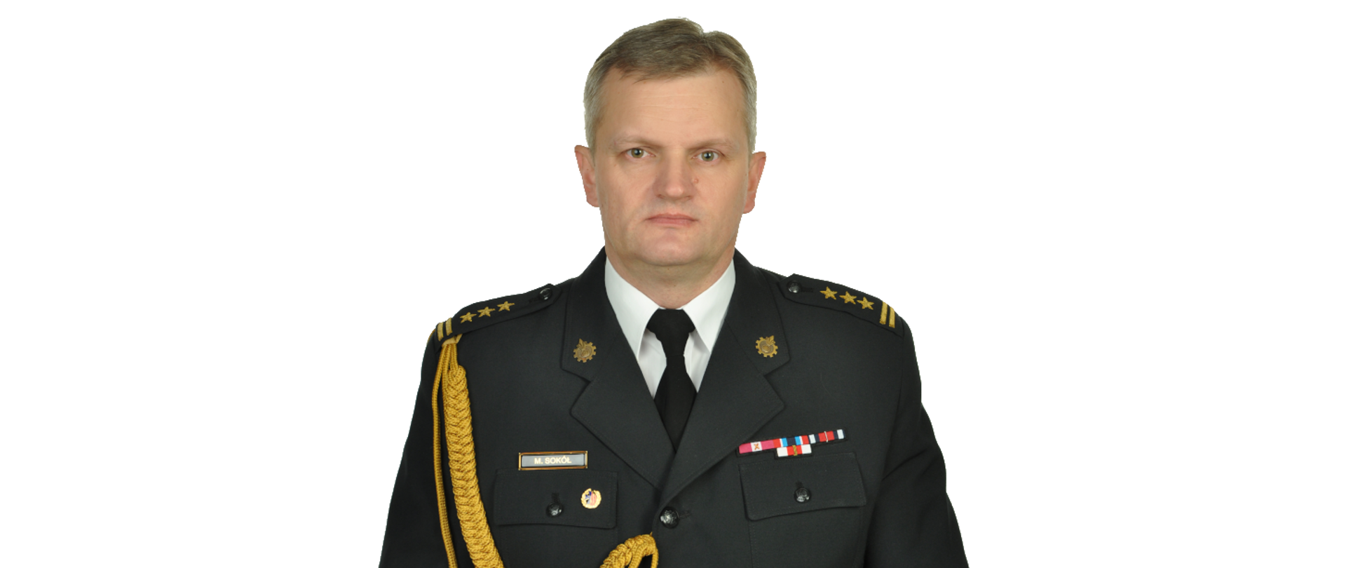 Komendant Powiatowy PSP - st. bryg. Marcin Sokół