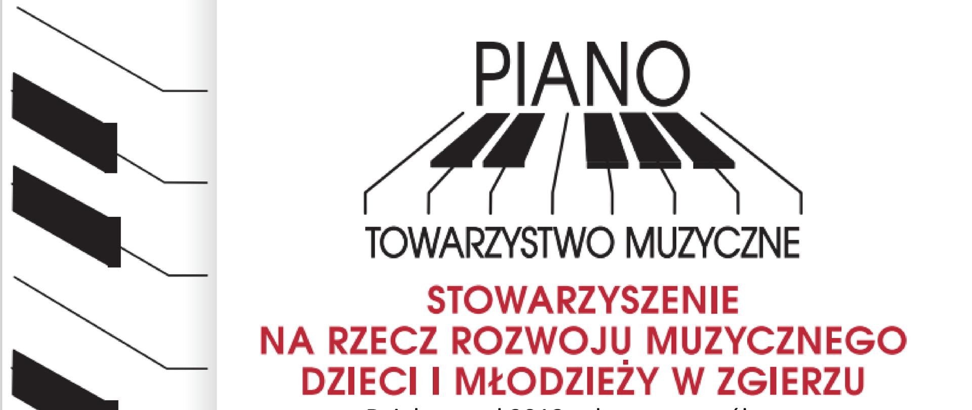 Plakat stowarzyszenia na rzecz rozwoju imuzycznego dzieci i młodzieży w zgierzu