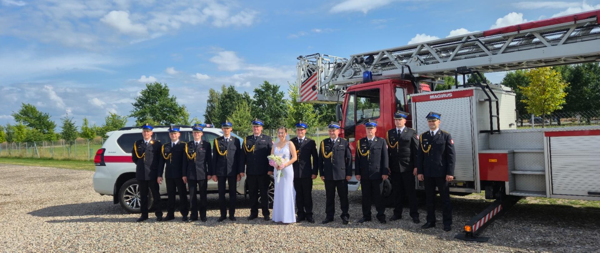 Aspirant Krzysztof Orzechowski wstąpił w związek małżeński