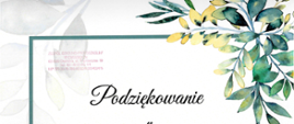 podziękowanie Zespół Szkolno-Przedszkolny w Owińskach 1a