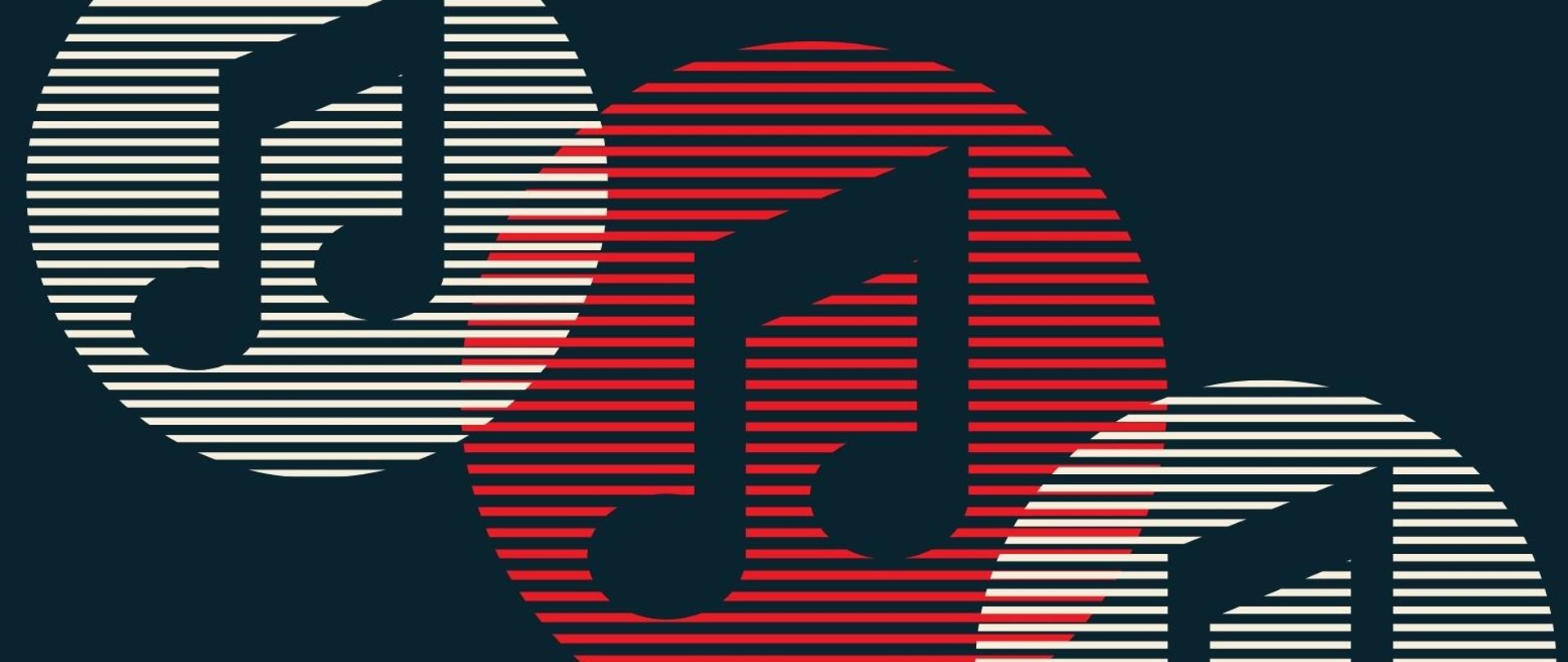 Granatowe tło, po lewej logo szkoły, grafika z nutami, tekst dotyczący koncertu uczniów ZSM w PSM I st. w Oleśnie, 15 kwietnia godz. 17.00