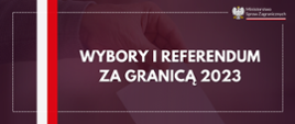 Wybory i referendum 2023