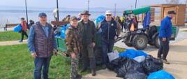 Akcja sprzątania zbiornika Otmuchów.
