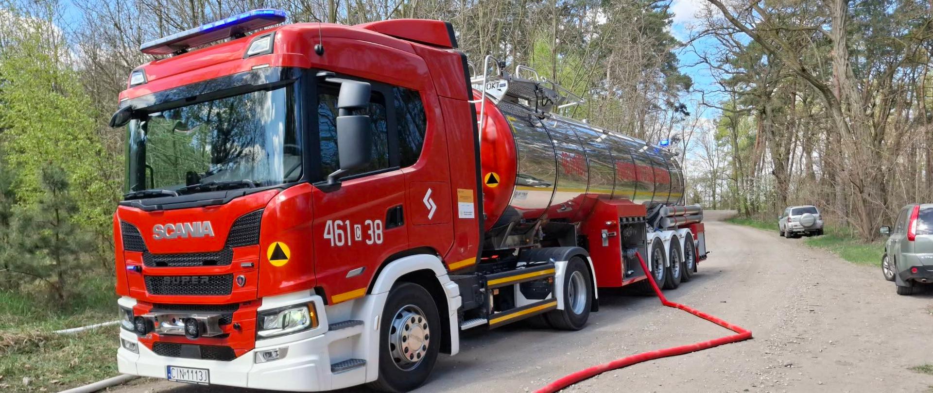 Ćwiczenia przeciwpożarowe w lasach Nadleśnictwa Miradz