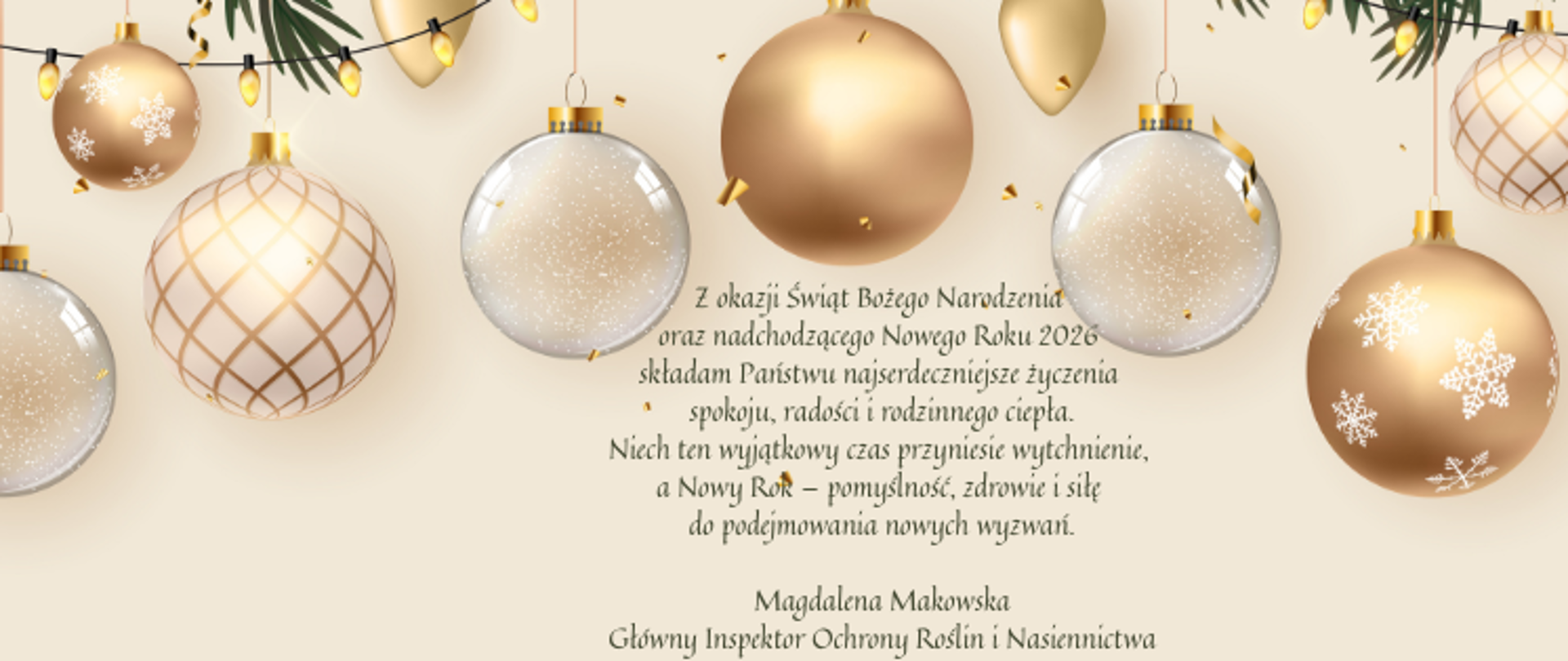 Życzenia świąteczno - noworoczne