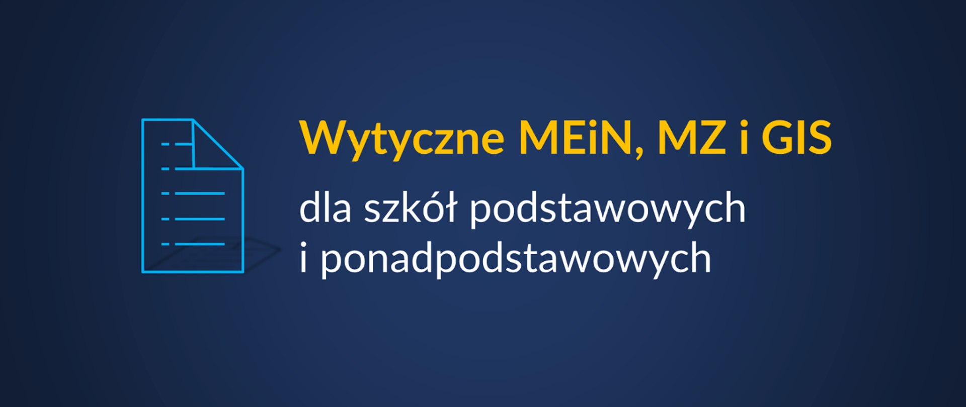 wytyczne mein, mz. gis