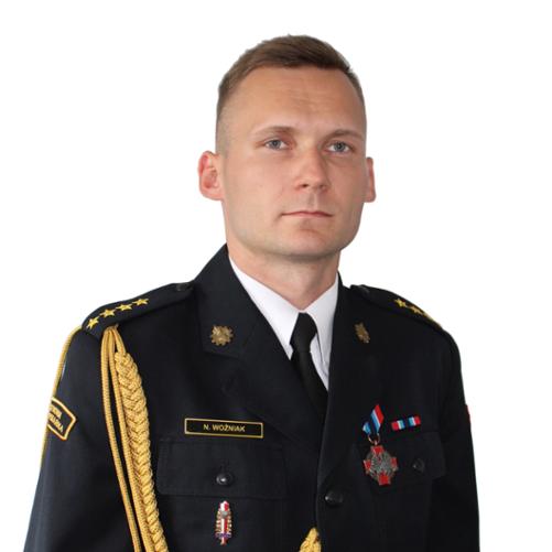 st.kpt. Nikodem Woźniak - zdjęcie w mundurze