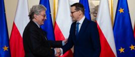 Spotkanie premiera Mateusza Morawieckiego z unijnym komisarzem ds. rynku wewnętrznego Thierrym Bretonem.