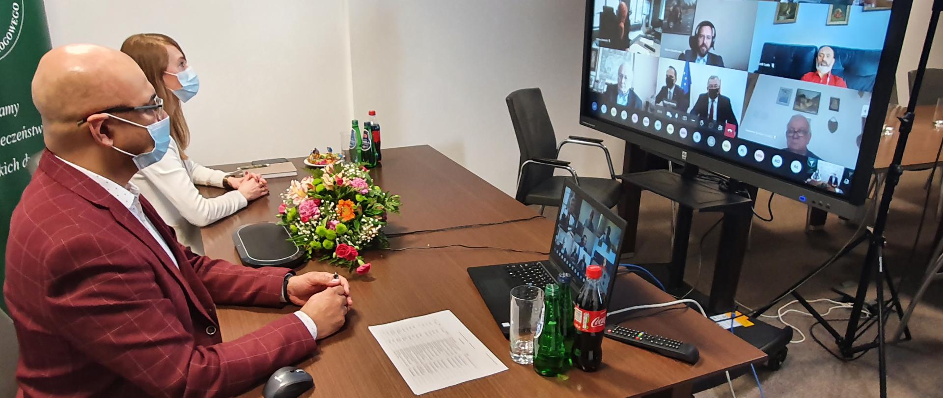 Spotkanie online z przedstawicielami polskich przewoźników.