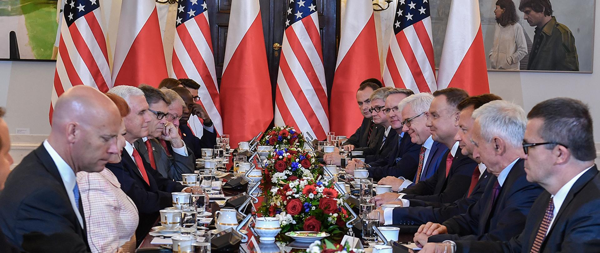 Spotkanie prezydenta z wiceprezydentem USA