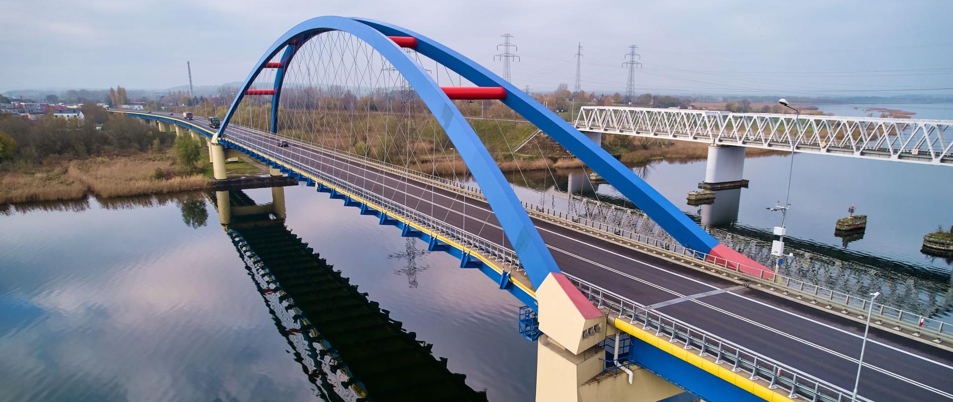 Most w Wolinie - zdjęcie lotnicze