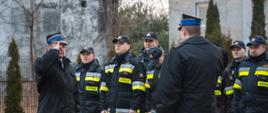 Pożegnanie strażaków odchodzących na zaopatrzenie emerytalne