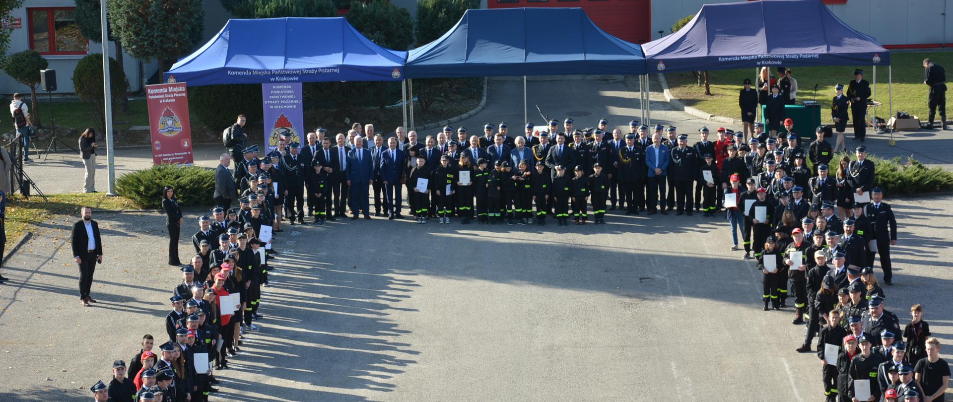 Wręczenie promes dla MDP Powiatu krakowskiego, Powiatu miechowskiego.